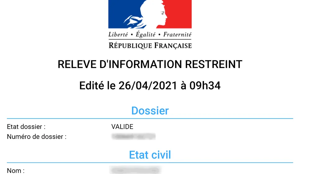 Le RIR pour Chauffeurs VTC